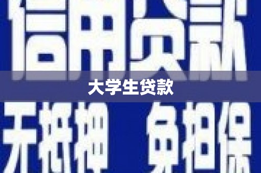 海南大学生贷款