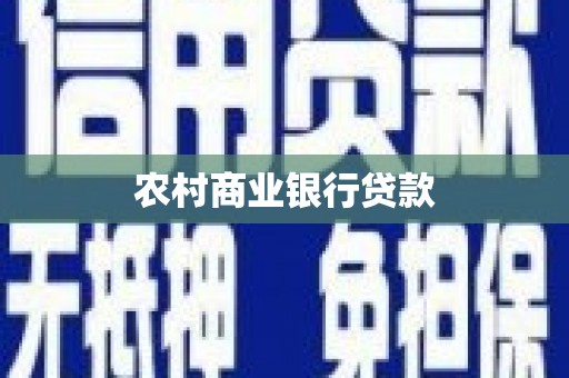 施甸农村商业银行贷款