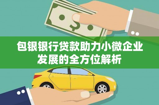 合川包银银行贷款助力小微企业发展的全方位解析 合川包银银行贷款助力小微企业发展的全方位解析