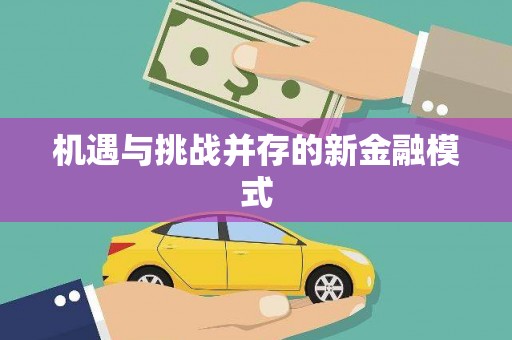 江口机遇与挑战并存的新金融模式