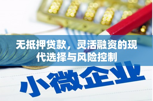 江永无抵押贷款，灵活融资的现代选择与风险控制
