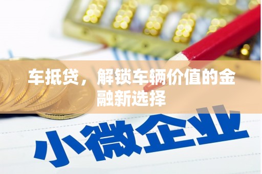 秀林车抵贷，解锁车辆价值的金融新选择