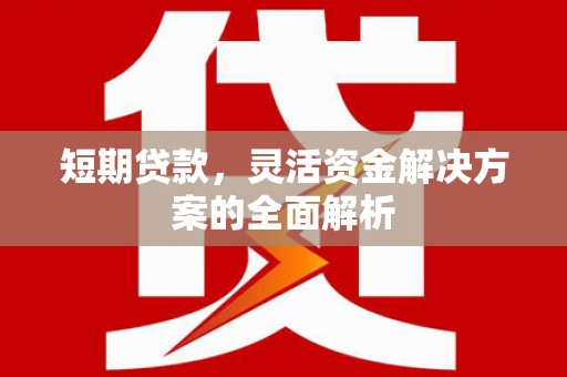 濉溪短期贷款，灵活资金解决方案的全面解析