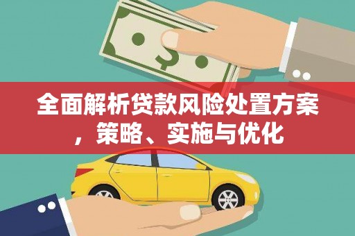 绿园全面解析贷款风险处置方案，策略、实施与优化