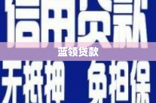 东川蓝领贷款